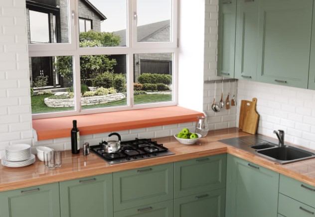 Подоконник как штрих, завершающий идею