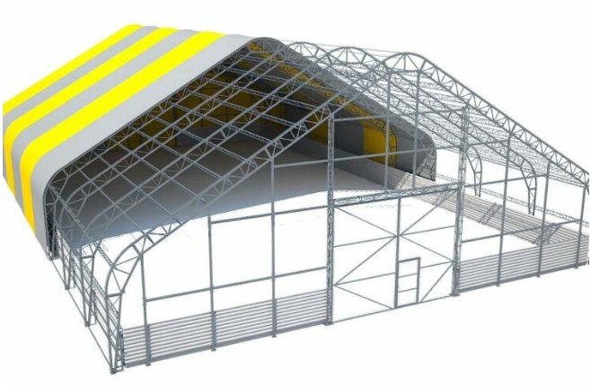 Строительство тентовых ангаров: когда скорость и надежность работают вместе